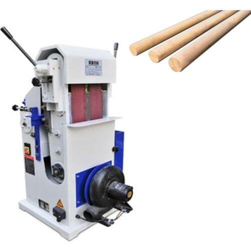 Double Belt Sanding Machine Double Sanding Belt Round Bar Grinding Machine Polishing Machine Wood Rod Polishing Round Polishing