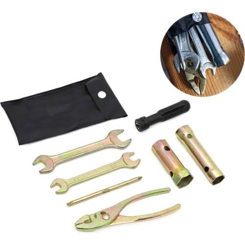 Universal Tool Kit Spare Repair Wrench with Bag for Honda Yamaha Suzuki BMW Polaris Aprilia Kawasaki Motorcycle Accessories