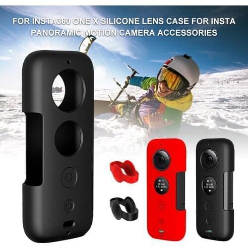 Scratchproof Protector Cover for Insta360 One X Silicone Lens Case Insta 360 One X Panoramic Motion Camera Accessories