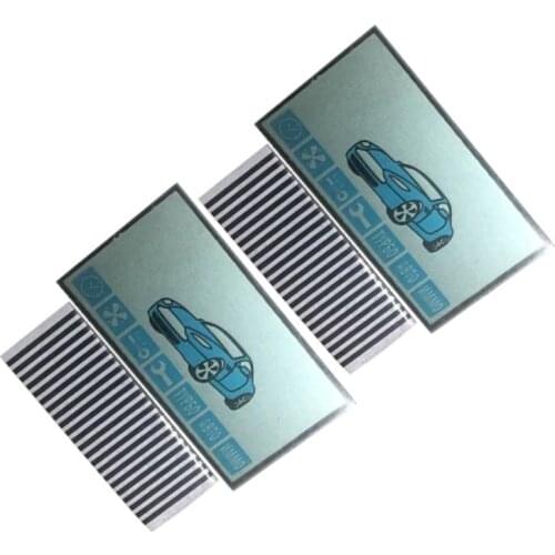 Wholesale 2PCS A91 lcd display + A91 Keychain flexible cable for 2 PCS/lot Russian 2-way Starline A91 lcd remote control key