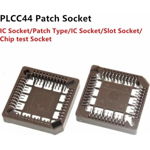 5pcs PLCC44 IC Socket PLCC44 Socket Adapter 44 Pin PLCC Socket Converter