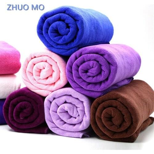ZHUO MO Brand Microfiber Bath Towels for Adults 80*180cm Super Absorbent Body Bathroom Towels Large Luxury Summer Beach Towel