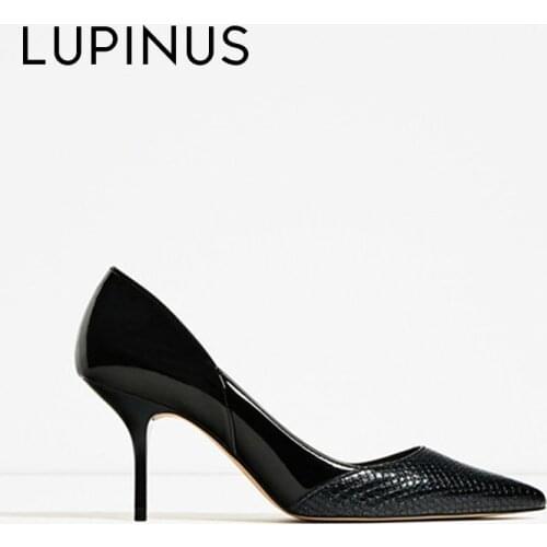 LUPINUS Fashion Office Women Shoe 2021 New Commuter Women High Heel Classic Pointed Thin Heel Women Sandals Retro Women Pumps