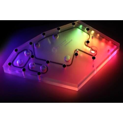 Barrow Waterway plate for COUGAR CONQUEROR mini case Aurora motherboard AURA SYNC CRZFM-SDB