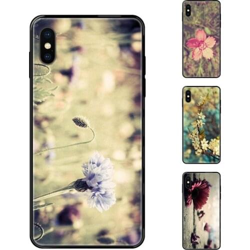 Black Soft TPU Protector Phone Cases For Huawei Honor 20 20I 20S 10 10I 6A 7A 7X 8C 8X 9 9A 9I 9X Lite Pro Retro Flower Recently
