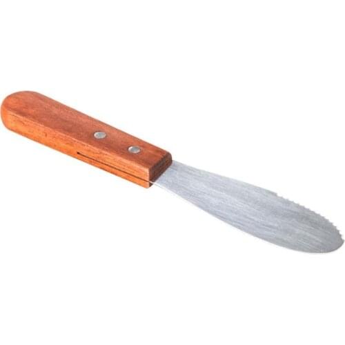 Wooden Handle Butter Knife Cheese Knife Cheese Knife Jam Knife Pizza Wheel Knife Kitchen Tool