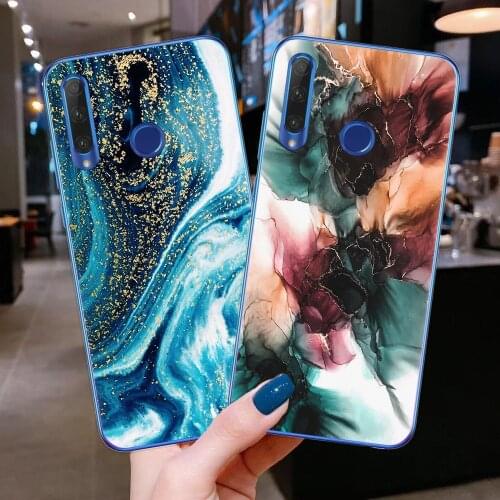 Granite Marble Phone Case For Samsung A51 A71 A21S A10 A20 A30 A40 A50 A70 A01 A11 A31 A41 Soft Artistic Texture Cover Cases