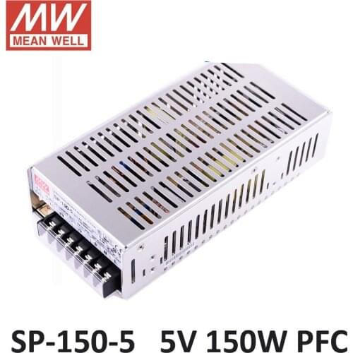 MEAN WELL SP-150-5 laboratory power supply 5v 30A 150W PFC function 85-264VAC input meanwell power supply 5V DC led driver 150W
