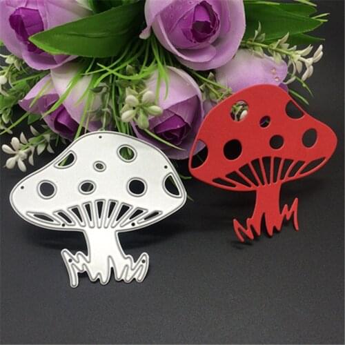Mushroom Metal Cutting Dies Stencil Scrapbooking Photo Album Card Paper Embossing Craft DIY