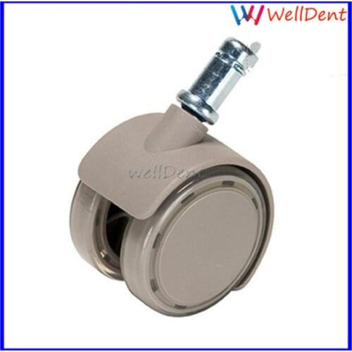 New Dental Stool Caster Wheel Set Surf Beige for Hard Floors 5 pcs