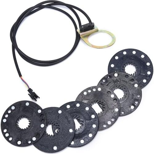 Easy to Install Electric Bicycle Pedal 12 Magnets E-bike PAS System Assistant Sensor Speed Sensor Black Color