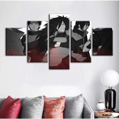 5 Piece Wall Art Canvas Anime Manga Posters Akatsuki Pictures Figure Prints Modern Decoration Wall Paintings For Living Room