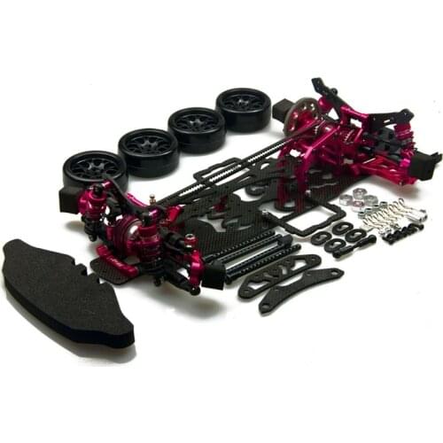 OEM 1/10 Alloy & Carbon SAKURA D4 AWD EP Drift Racing Car Frame Body Kit RC Control Car #KIT-D4AWD