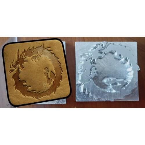 Hand-work unique design Round dragon pattern leather working tools carving punches stamp craft tools