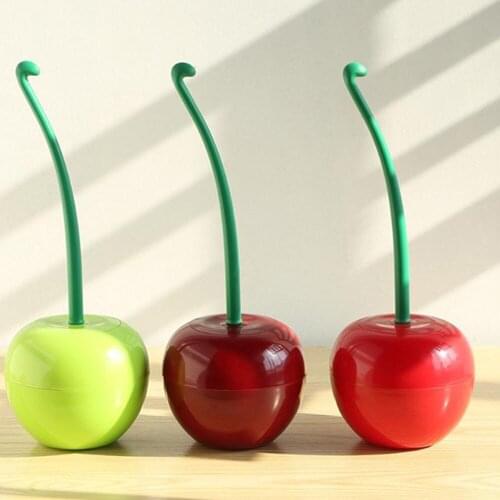 Cherry Shape Lavatory Brush Toilet Brush Holder Set For Washroom Clean Tools Household Bathroom Accessories