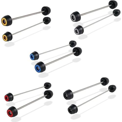 Motorcycle Front+Rear Axle Sliders For YAMAHA FZ-07 2013-2019 2020 2021 MT-07 MOTO CAGE 2015 2016 2017 XSR700 XTRIBUTE 2018-2021