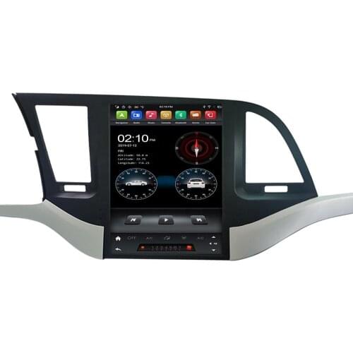 Tesla Vertical screen PX6 6-Core Android 9.0 Car DVD for Hyundai Elantra 2016-2018 Radio GPS Bluetooth 5.0 WIFI Easy Connect