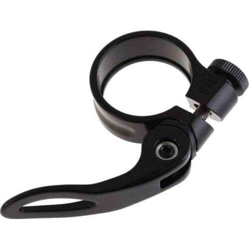 Bicycle Seatpost Clamps Large Caliber Aluminium Alloy Quick Detach Saddle Clip Mountain Bike Parts Large Caliber Saddel Clip