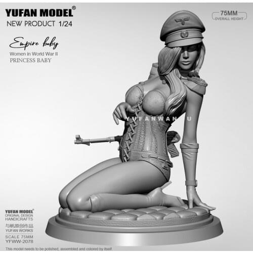1/24 Yufan Model Resin model kits figure DIY self-assembled YFWW-2078