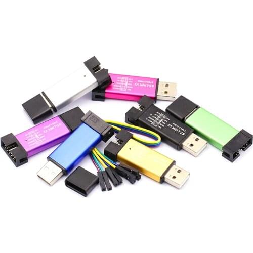 1PCS ST LINK Stlink ST-Link V2 Mini STM8 STM32 Simulator Download Programmer Programming With Cover