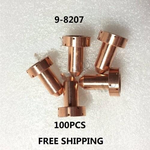 100PCS 9-8207 40A Drag Tip Plasma Torch Nozzle Tip for Thermal Dainemics Cutting Torch SL60 - SL100