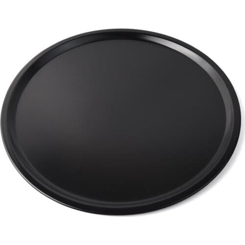 13 inches Non-Stick Pizza Pan Carbon Steel Pizza Oven Tray Shallow Round Pizza Plate Pan Roasting Tin Baking Tools Bakewar