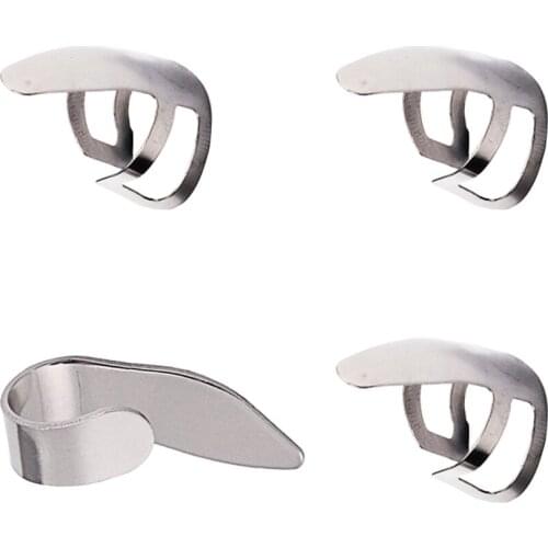 3pcs Finger Pick + 1pc Thumb Pick Plectrums For Uke Banjo Guitar Bass