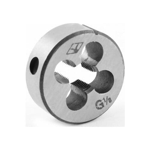 30mm Outside Diameter 8mm Thickness G 1/8" Round Thread Die Hand Tool
