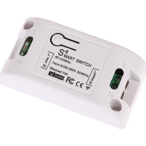 433 Mhz RF Smart Switch Wireless RF Receiver Timer Relay Phone Remote Control High Quality Hot Sale