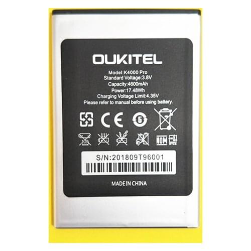 High Quality 4600mAh Battery For Oukitel K4000 Pro Smart Phone