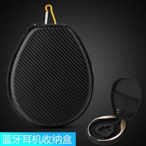 Bluetooth Headphones Carrying Case Portable Storage Carrying Hard Box for Hanging neck bluetooth headset