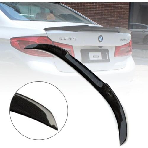 Black Carbon Fiber M4 Style Trunk Spoiler For 12-17 BM-W 3 Series F30 F32 F33 F36
