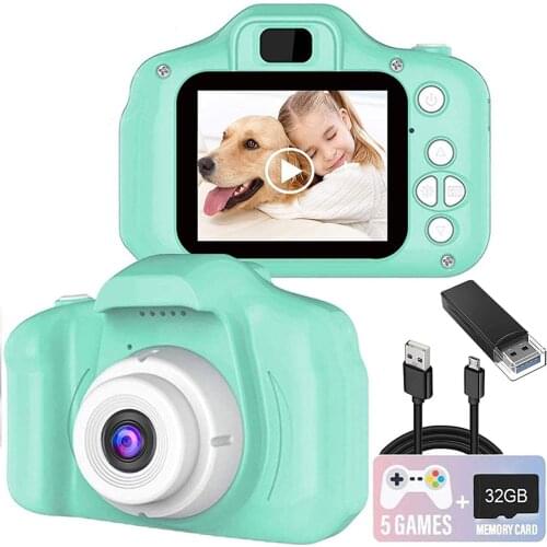 Children Kids Camera Mini Educational Toys For Children Baby Gifts Birthday Gift Digital Camera 1080P Projection Video Camera