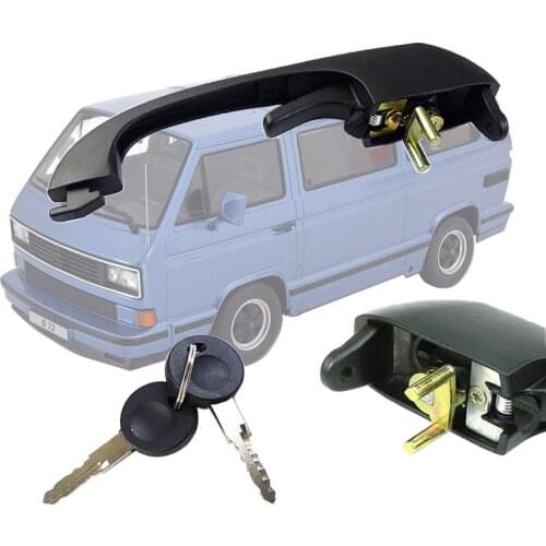 FOR VW TRANSPORTER III T3 79-92 OUTER LEFT RIGHT FRONT DOOR HANDLE W/ KEYS 251837205