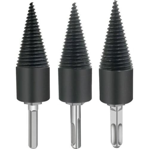 Cone square shank round shank Twist Drill Bit Wood Splitter Screw electric hammer drill bit multifunctional home tools