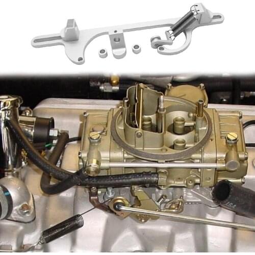 Throttle Cable Bracket with Dual Return Springs Throttle Base Cable Car Accessories for 4150 4160 Carburetor