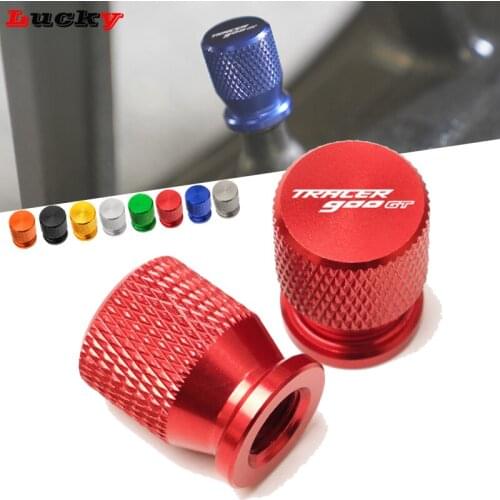 Motorcycle Tyre Valve Cover Tire Air Port Stem Cap Plug CNC Aluminum For YAMAHA TRACER 900 GT TRACER900GT 2018 2019 2020