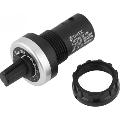 LA42DWQ 10k Potentiometer D-type Potentiometer Panel Mount VSD VFD for Variable Speed Drive Invert