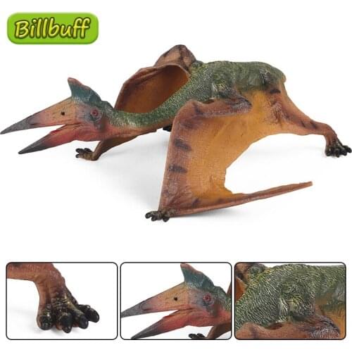 Simulation Solid Animals Figures Lifelike PVC Pterodactyl Action Static Model Collection Doll Educational toys for children Gift