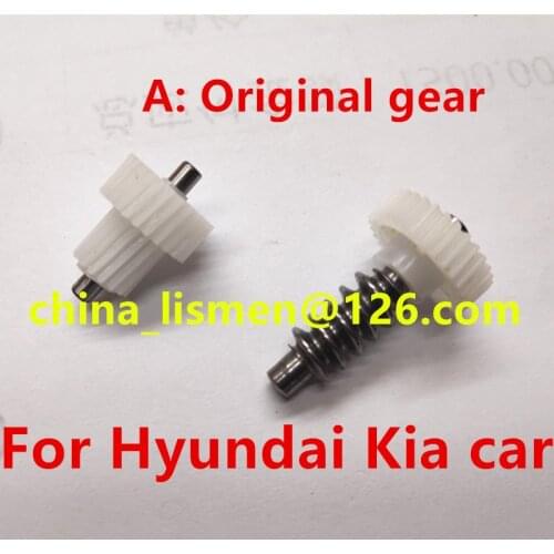 Original 30 teeth motor Rearview mirror plastic gear for Hyundai Tucson Sonata SANTAFE Kia New Carens K3 K5 Opirus Villa car