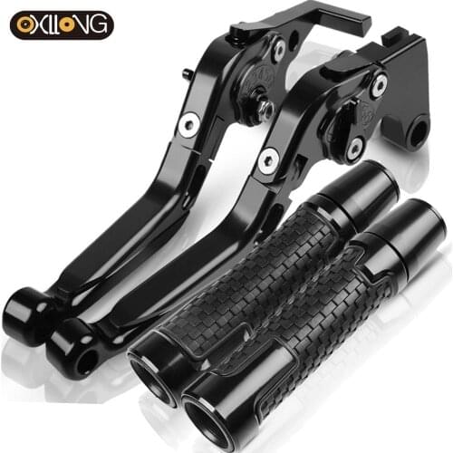 Motocross Handlebar Grip Handle Set For YAMAHA VMAX V-MAX V MAX 1200 1990-2008 1991 1992 1993 1994 1995 1996 Brake Clutch Levers