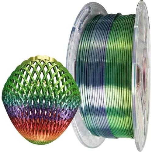 PLA Rainbow Filament 1.75mm 1kg 3D Printer Filament 1.75 mm 1kg For 3D Printer rainbow color Printing