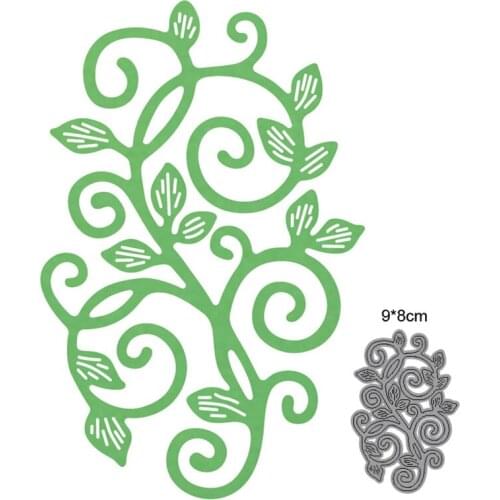 2021 New Metal Cutting Dies Cut Mold Lace Leafy Vines Decoration Scrapbooking Paper Craft Knife Mould Blade Punch Stencils dies