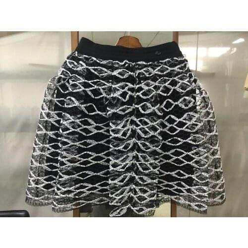 Latest Autumn Women Fashion runway Skirts Empire Ball Gown Skirt