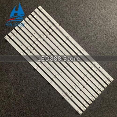 New 5set=55 PCS 6 LEDs 559mm LED backlight strip for LED50EC280JD LED50K20JD LED50K320U SVH500A22 REV05 6LED 131113