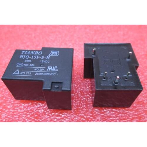 NEW relay HJQ-15F-S-H-12VDC HJQ-15F-S-H 12VDC HJQ-15F DC12V 12VDC 30A DIP5 10pcs/lot