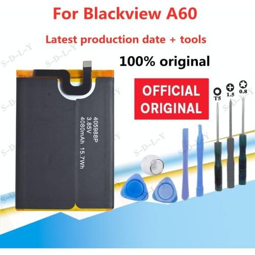 New 4050mAh 405988P Replacement Battery for Blackview A60 Smart Mobile Phone Original Bateria Baterij Accumulator+Tools