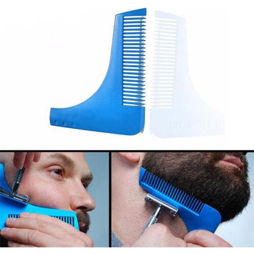 Beard Shaping Template Comb Tool Beard Beauty For Perfect Lines And Symmetry NEW with Barcode printing and Cardboard Package