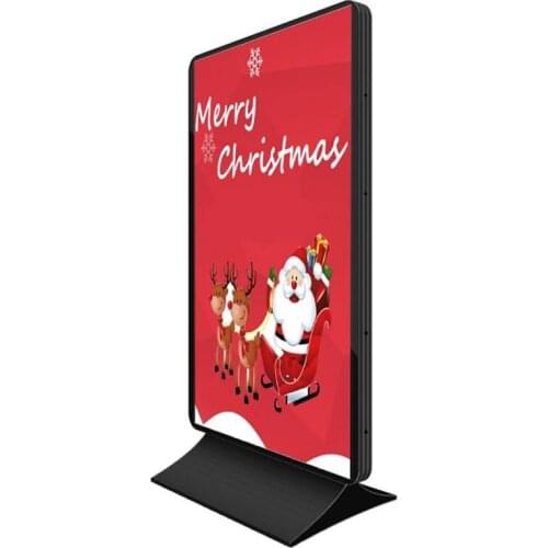 Shenzhen Vcore Factory Outdoor High Brightness Waterproof Iposter P3 P4 Floor Standing Movable Advertising Screen LED Display