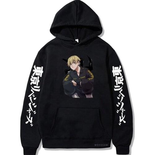 Japanese Anime Tokyo Revengers Chifuyu Matsuno Hoodies Women Men Harajuku Cartoon Streetwear Winter Women Long Sleeve Sweatshirt
